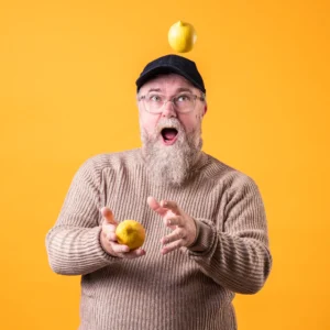 Das Fotoshooting für Geile Vitamine betonte auf kreative und humorvolle Weise die Frische und Gesundheitsvorteile, die dieses innovative Vitaminprodukt in praktischen Kapseln bietet